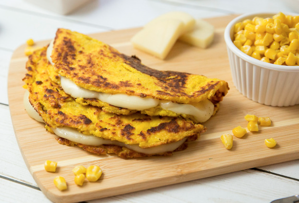 Cachapas at Arepa House (gluten‑free)